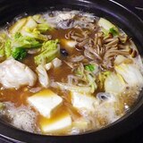 怠慢、あんこう麺つゆ味噌鍋